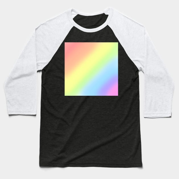 Rainbow pattern Baseball T-Shirt by Moonance